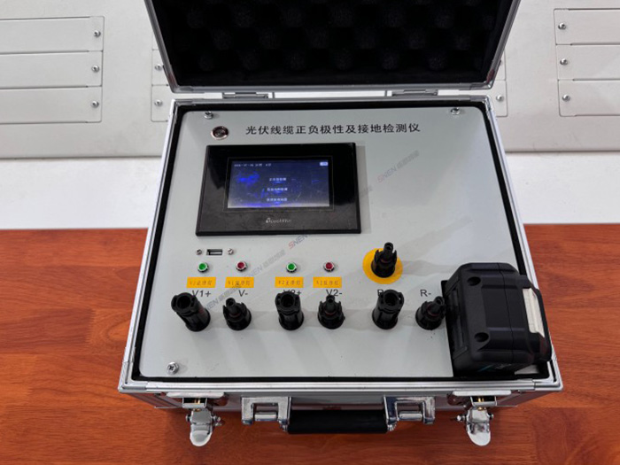 光伏线缆正负极性及接地检测仪